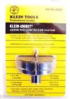 53555 2-3 Steel Cutter " Klein Tools Bit Carbide Uni Drill Tooth 8 Hole