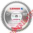 21882al714060ct 114830 American Saw 7 0.25 In X 60 Lenox Aluminum Metal Cutting Circular Blade 082472218824