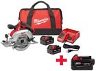 2630-22-48-11-1850 Milwaukee Circular Saw Kit Cordless In Extended Capacity 0895101003414