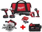 2696-24-2630-20-48-11-1850 Milwaukee Cordless Combo Tool Kit With Free 0895101017725