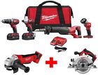 2696-24-2680-20-2630-20 Milwaukee Grinder Circular Saw Combo Kit 0895101017572