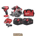 2730-22p Milwaukee Fuel Brushless Circular Saw Impact Cordless Tool Combo Kit