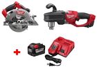 2731-20-2707-20-48-59-1890 Milwaukee Cordless Circular Saw Right Angle Hole Hawg 0985100000030