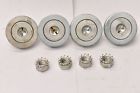 6-21 Target Parts Conveyor Cart Wheels Set Of