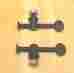 113.198211 63536 Craftsman 1 Pair 10 Radial Arm Saw Thumb Screw Clamps P N For 113