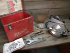 6360 Milwaukee Vintage Circular Saw With Case Manual And Parts