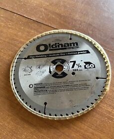 Dd3735-3 7-1/4inch Saw Blade 5/8inch Arbor T60 Oldham #b7254760 Tool
