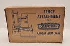 9-2953 Craftsman Vtg Fence Attachment For Radial Arm Saw Sealed In