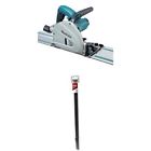 9wapp2kbx1 Makita Plunge Circular Saw With Guide Rail And Connector Kit