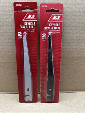 2055556 Ace Hardware 2 #2055556 Keyhole Saw Blades Brand New In Sealed Package