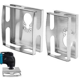 Aeloer 744759037725 2 Pack Stainless Steel Square Slot Cutter Drywall Cutting Tool Oscillating