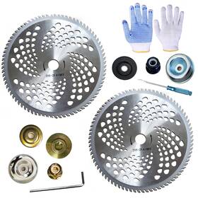 Ai.yuyu 605129036420 Upgrade 2-set 10 Inch X 80t Carbide Tip Brush Cutter Blade With The Universal Ada