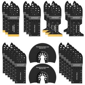 S44-t Aificut S34-t 26pcs Oscillating Saw Blades Titanium Multitool For Wood Plastics Meta