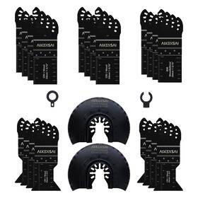 2023m-2a Aikensai 24 Pcs Oscillating Saw Blades Multitool Wood And Metal Multi Tool Blad