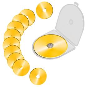 Aitrai 414791485953 Titanium Rotary Cutter Blades 60mm 10 Pack Spare Replacement With Impr