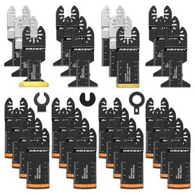 Jp001-us Amzwei 30 Pcs Oscillating Saw Blades Professional Universal Titanium Multitool Blad