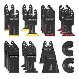 Jp002-us-20220317-pro-1 Amzwei 25pcs Oscillating Tool Blade Professional Multitool Blades Kits For Wood Nai