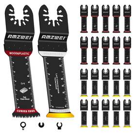 Jp018-us-20240718 Amzwei 20 Pcs Extra Long Titanium Oscillating Tool Blades And Japanese Teeth Curved E