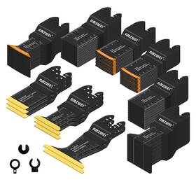Jp027-us-20250318 Amzwei 118pcs Oscillating Tool Blades Metal Wood Cutting Professional Curved Edge O