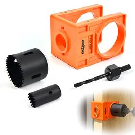 Angelsword 760218604253 Door Lock Installation Kit High Carbon Steel Hole Saw Set For Dri