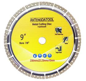 Mcdb020230 Antengdatool 9 Inch Metal Cutting Diamond Blade 230mm Cut Off Wheel 7/8 -5/8 Arbor For C