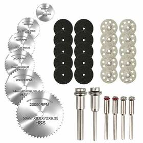 Aporo 414771506166 Cutting Wheels For Rotary Tool Diamond Metal Wood And Drill C