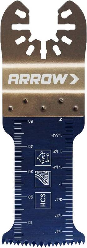 Osc102-1 Arrow Fastener 079055102151 Tough Curve Oscillating Tool Blade For Hardwood Wood Pvc Dr