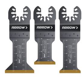 Osc201vp-3 Arrow Fastener 079055201878 Titanium Metal/wood Variety Pack Oscillating Tool Blades For
