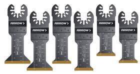Osc201vp-6 Arrow Fastener 079055201885 Titanium Metal/wood Variety Pack Oscillating Tool Blades For