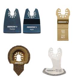 Arrow Fastener 079055790020 Osctile-ek 5-piece Oscillating Tool Blade Kit For Grout And Tile Projec