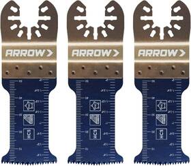 Osc102-3 Arrow Fastener Tough Curve Wood Oscillating Tool Blade For Hardwood Pv