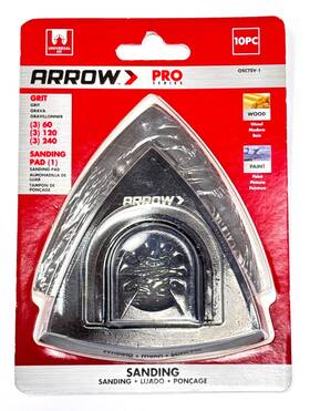 Osctsv-1 Arrow Pro Series New Universal Oscillating Blade Sanding 10pc -fr.sh