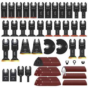 Ob-007 Artwowcut 156pcs Oscillating Tool Blades Set - Titanium/hcs/sandpaper Multito