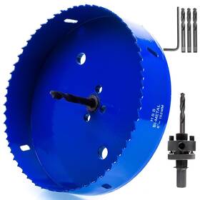 Asus-holesaw-152mm-blu-181219 Aselected 6 Inch 152 Mm Hole Saw Blade For Cornhole Boards/corn Drilling