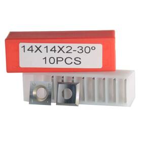 Asieg Tool 718774617484 14mm Standard Square Straight Tungsten Carbide Replacement Cutter Inserts Kni