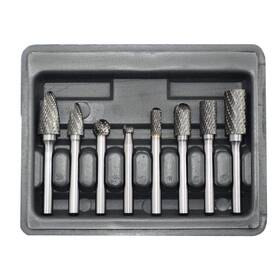 4ftshank Asieg Tool 722367589881 Carbide Burr Set 8pcs With 1/4ftshank Double Cut Solid Power Tools Tungsten C