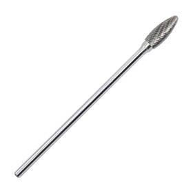 Sh-5l6 Asieg Tool 769891322843 Tungsten Carbide Burr Rotary Lengthened File Flame Shape Double Cut Wi