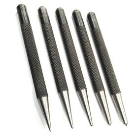 Gecp-5sa Assorts Set Of 5 Round Head Center Punches For Metal And Woodworking High-qualit