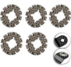 Auoiian 445019056021 5pcs Universal Adapters For Oscillating Tool Saw Blades - Multi Master Accessory