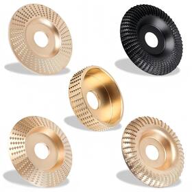 Aurorahjyj 313046590535 5pcs Angle Grinder Wood Carving Disc Set With 5/8 Inch Arbor 4 And 1/2