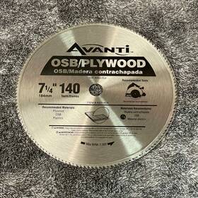 Avanti 313053298240 7-1/4 Inch X 140-tooth Osb/plywood Circular Saw Blade