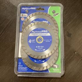 Pdo45t-3 Avanti Pro Diamond Turbo 4-1/2 Inch Masonry Blade 3 Pack Brand New