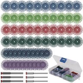 H2000a Baisiky 66pcs 1 Inch Radial Bristle Disc Kit With 1/8 Shank For Rotary Tools Detail