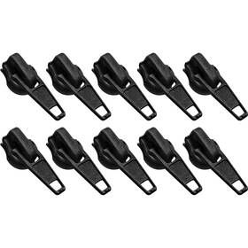 Bamboomn 941204015855 100pcs #5 Bulk Metal Zipper Slider Pulls For Coil Teeth - Black 100
