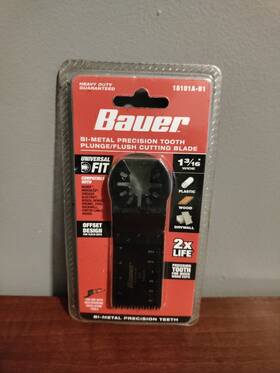 18101a-b1 Bauer New Bauer/warrior Bi-metal Precision Plunge/flush Cutting Blade