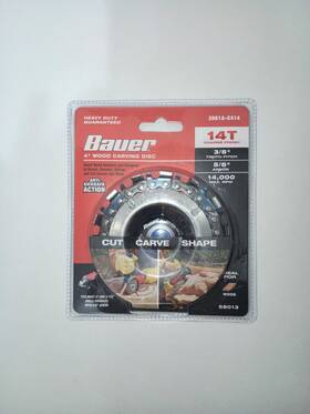 2061a-c414 Bauer 4 Inch Wood Carving Disc