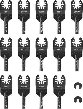 Bbypp 313098358329 14pcs Oscillating Saw Blades 3/8 Inch Professional Universal Multitool