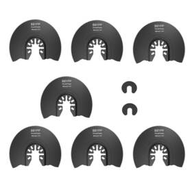 7pcs-banyuan-jupian-88mm Bbypp 7pcs Semi Circular Oscillating Saw Blades For Cutting Wood Plastic Soft Metal