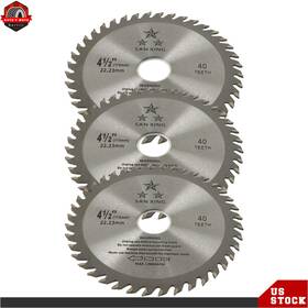 Ber355890 Berliii 3 Pack 4-1/2 Inch 40t Alloy Steel Cutting Basic With 7/8-inch Arbor New