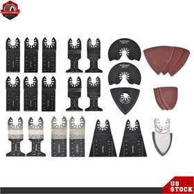 Ber438525 Berliii 40 Oscillating Tool Accessories Kit Quick Release Saw Blades With Sandpaper New
